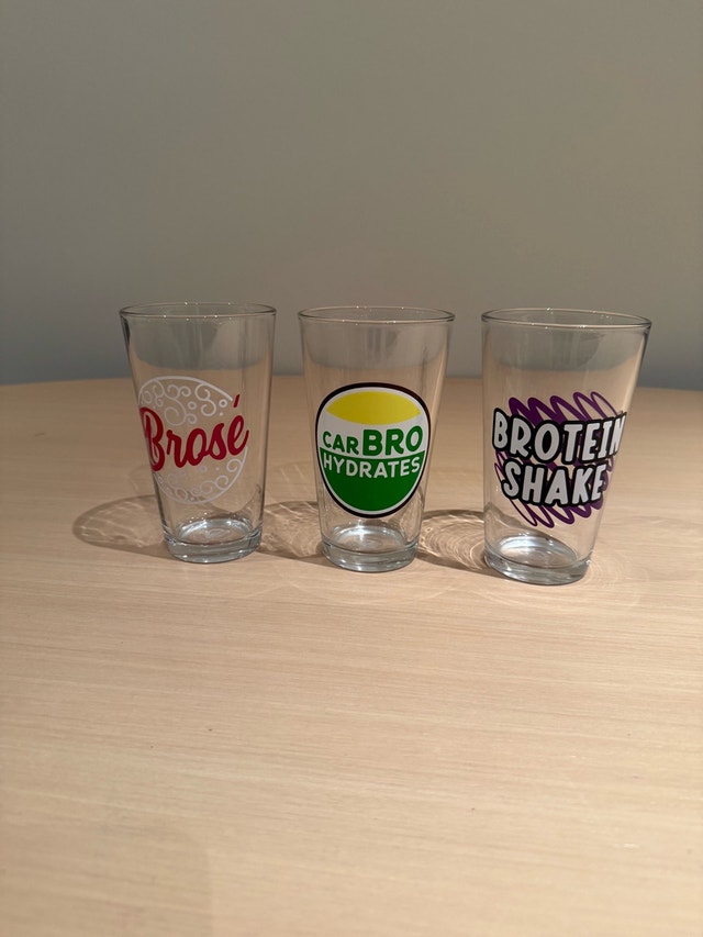 Funny Novelty Pint Glass Set