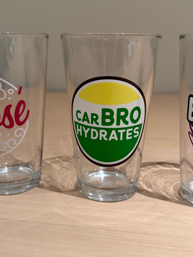Funny Novelty Pint Glass Set - photo 3
