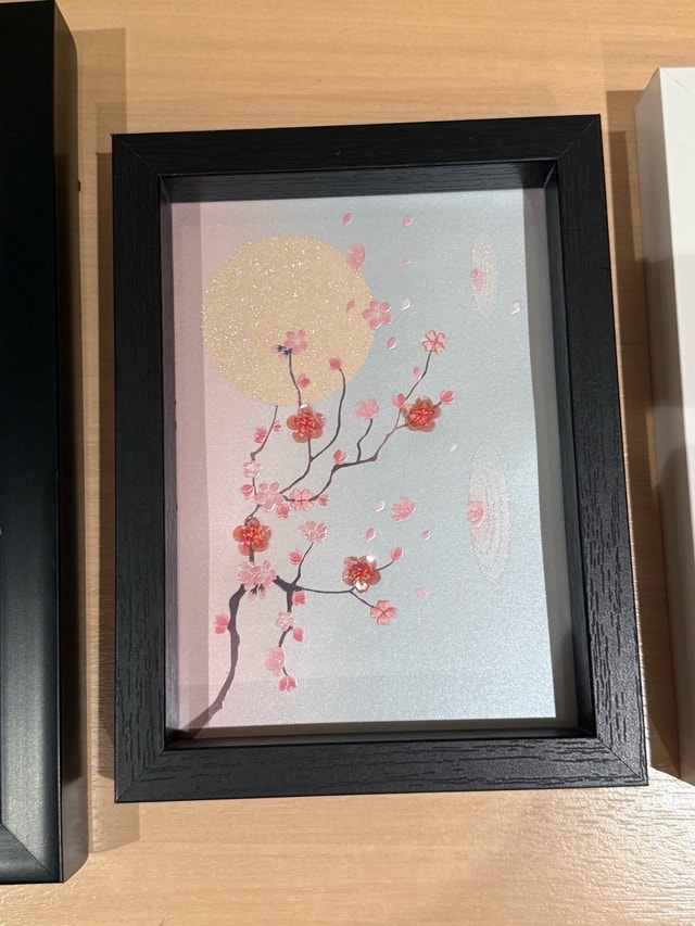 Framed Pebble Art - photo 3