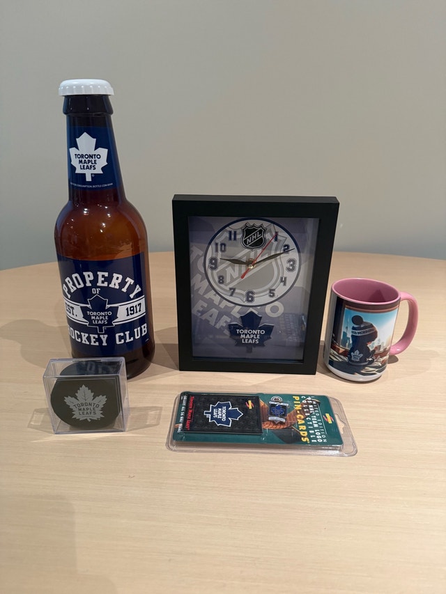 Toronto Maple Leafs NHL Fan Gear Collectibles Bundle