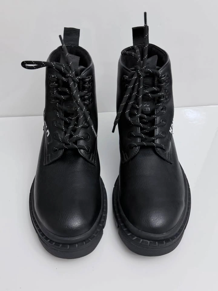 Karl Lagerfeld Paris Leather Boots Size 8 Men's - photo 2