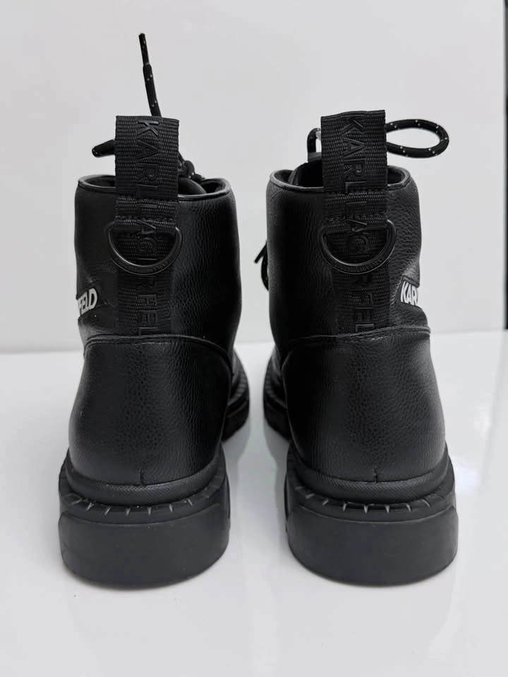 Karl Lagerfeld Paris Leather Boots Size 8 Men's - photo 4