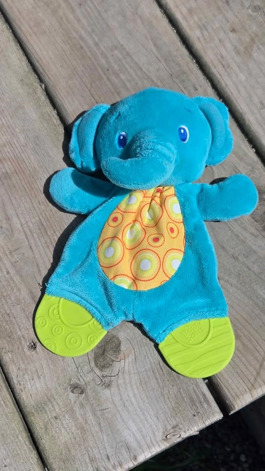 Baby Toys: Bright Starts Elephant Teether, Sassy Birdie, Vintage - photo 2