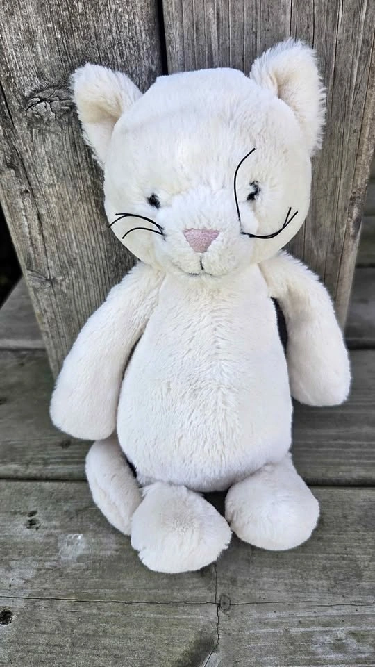 Jellycat Bashful White Cat