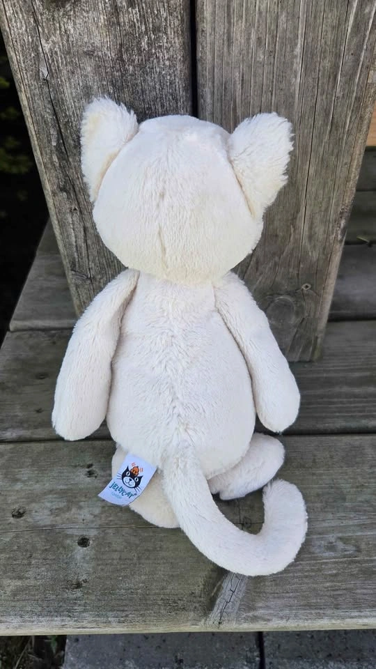 Jellycat Bashful White Cat - photo 2