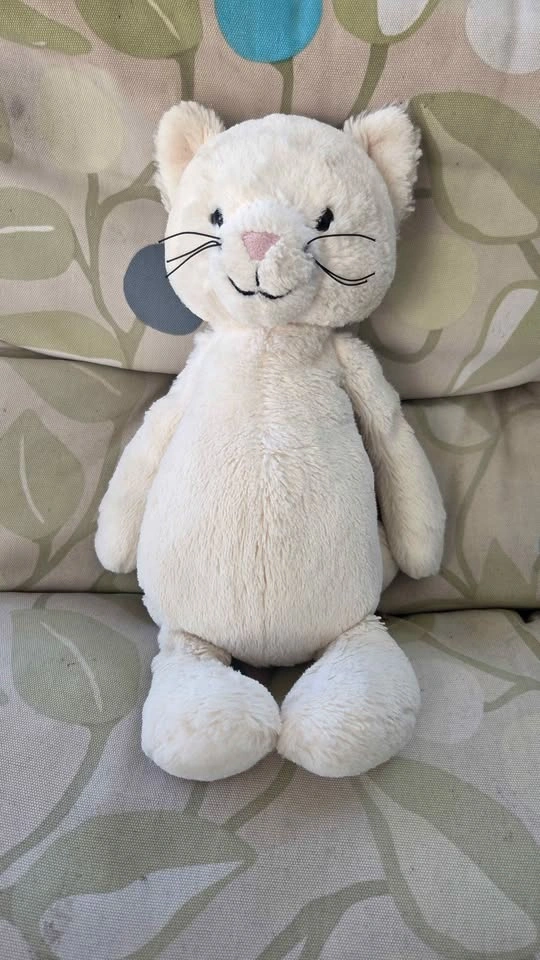 Jellycat Bashful White Cat - photo 4