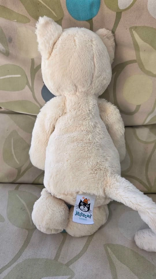 Jellycat Bashful White Cat - photo 5