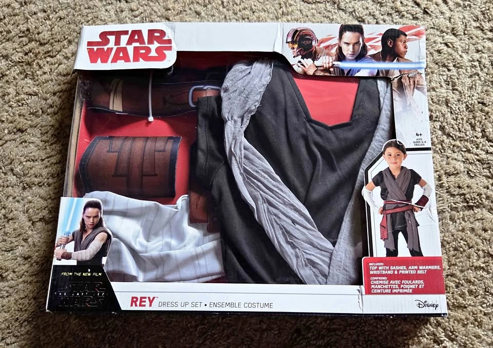 Star Wars Rey Halloween Dress up Costumes Girl