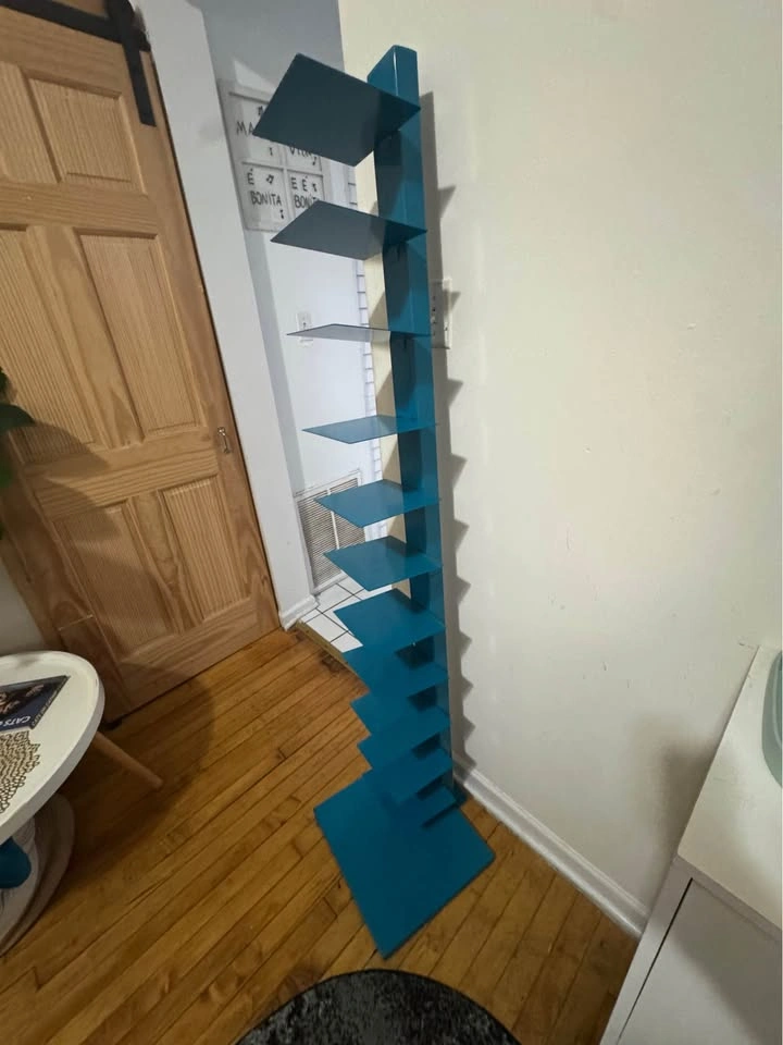 Spine Tower Bookshelves / Vertical Bookcases (Set of 2) - photo 2
