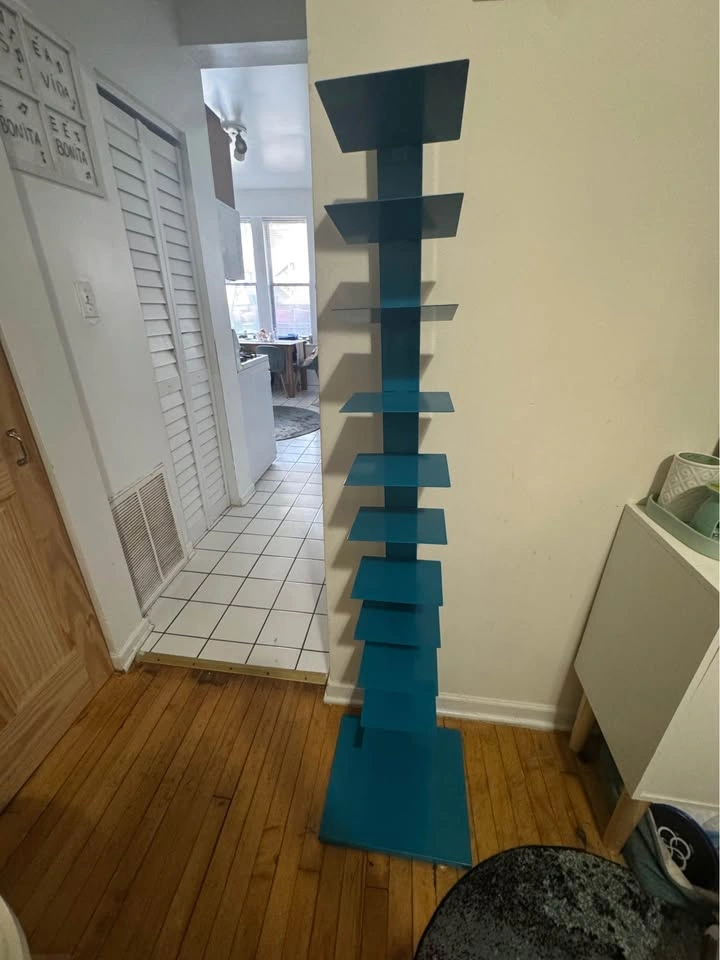 Spine Tower Bookshelves / Vertical Bookcases (Set of 2) - photo 3