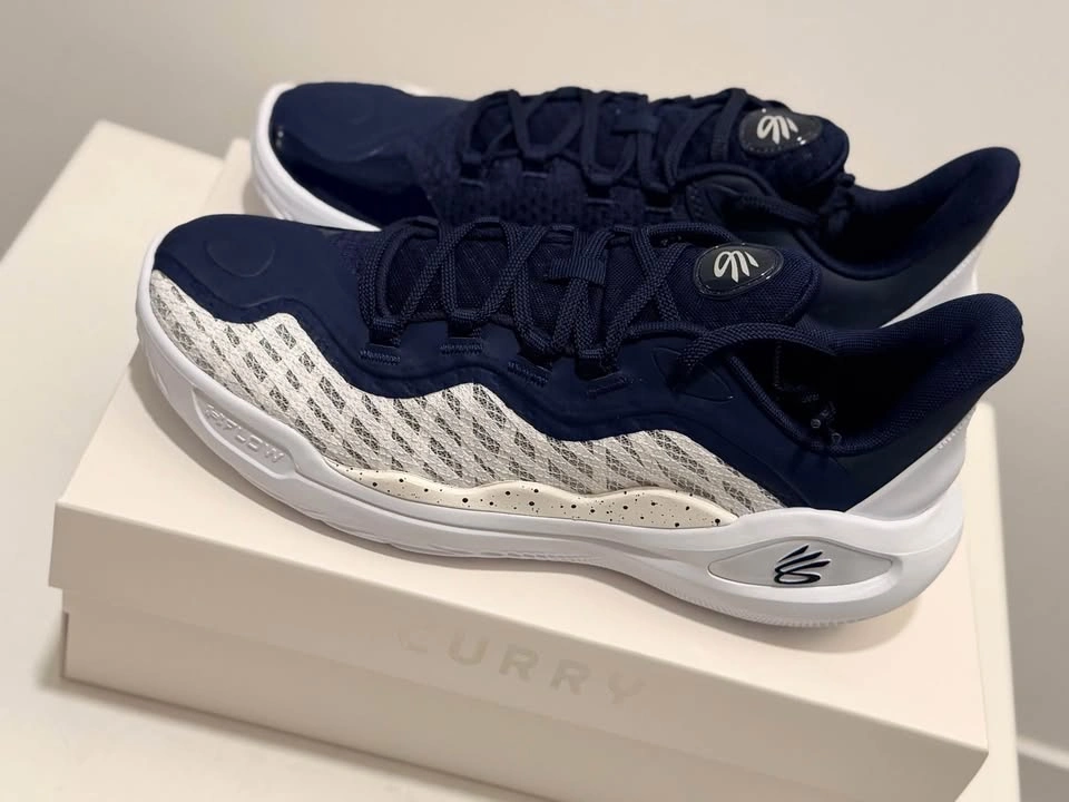 Under Armour Curry 11 Team Basketball Shoes - Navy - Men's 11 - photo 2