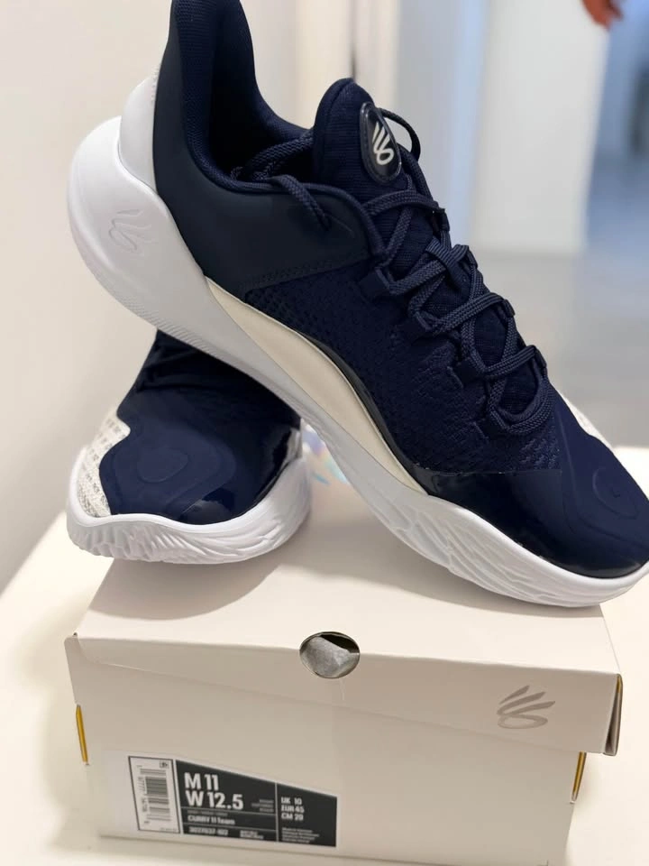 Under Armour Curry 11 Team Basketball Shoes - Navy - Men's 11 - photo 4
