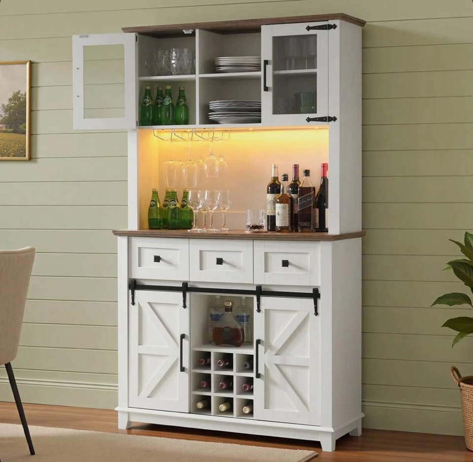 Modern LED Bar Cabinet – Like New (Remote + All Accessories Incl - photo 4