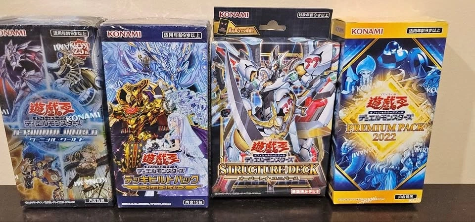 Assorted Yugioh Card Boxes Unopened
