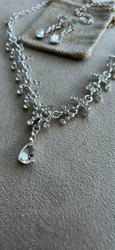 Bridal necklace & earrings set - photo 2