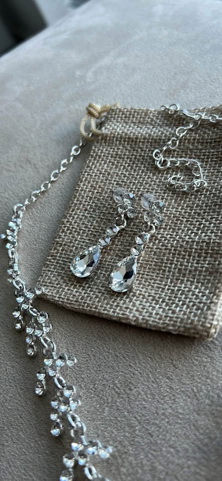 Bridal necklace & earrings set - photo 3