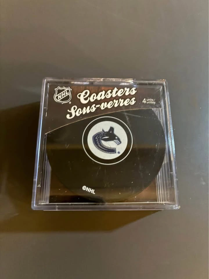 Set of 4 Canucks Coasters (Unused) - photo 3