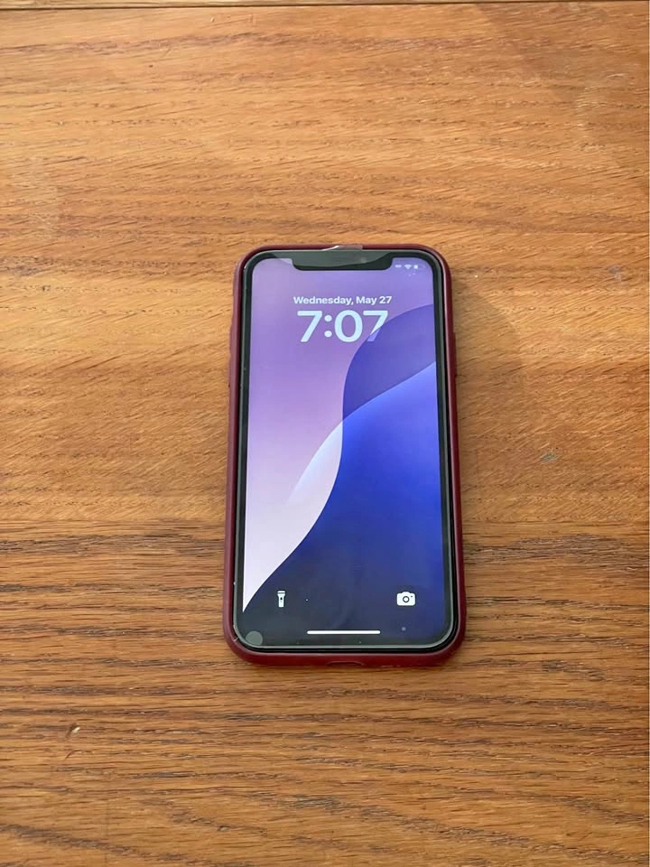 White iPhone Xr with Case 64GB