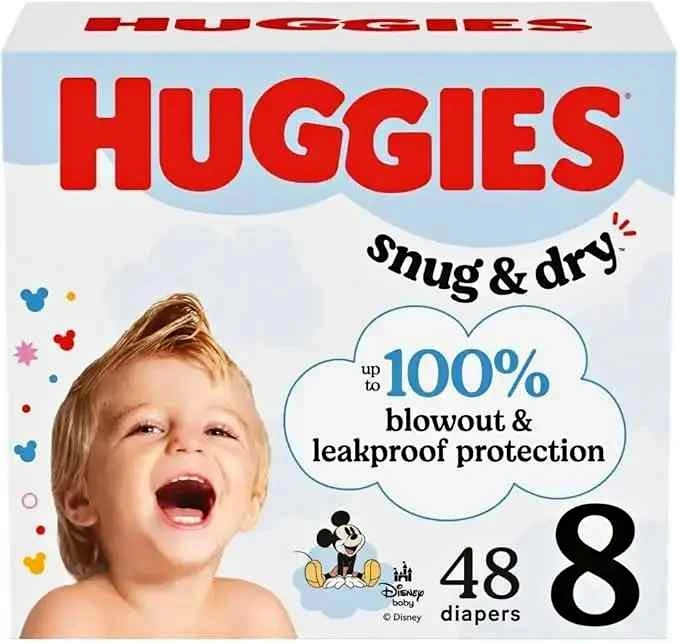 Huggies Size 8 Diapers - 48 Count