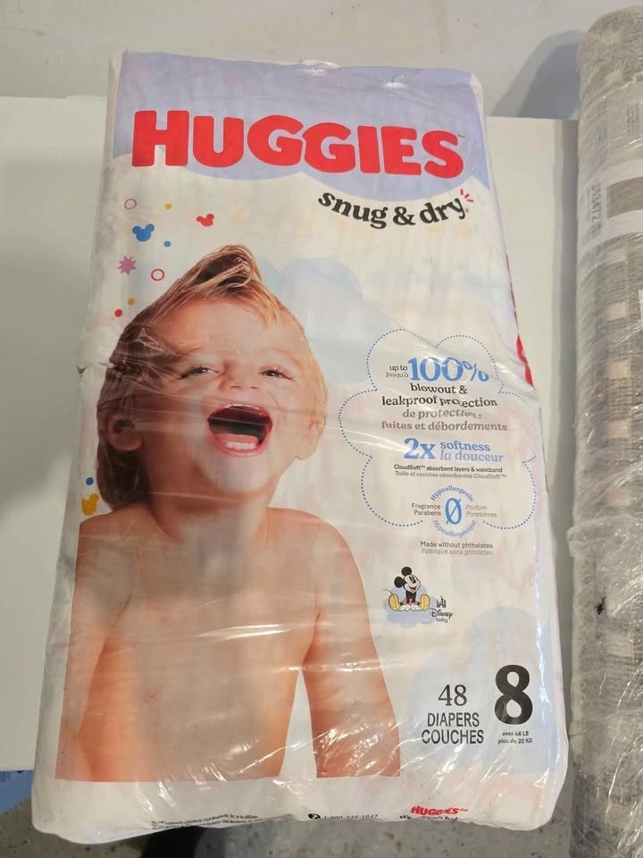 Huggies Size 8 Diapers - 48 Count - photo 3