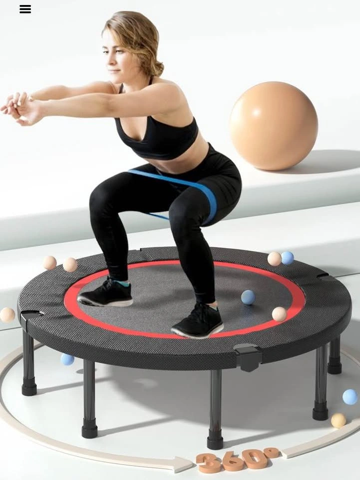 New 40” Foldable Fitness Trampoline with Adjustable Handle - photo 3