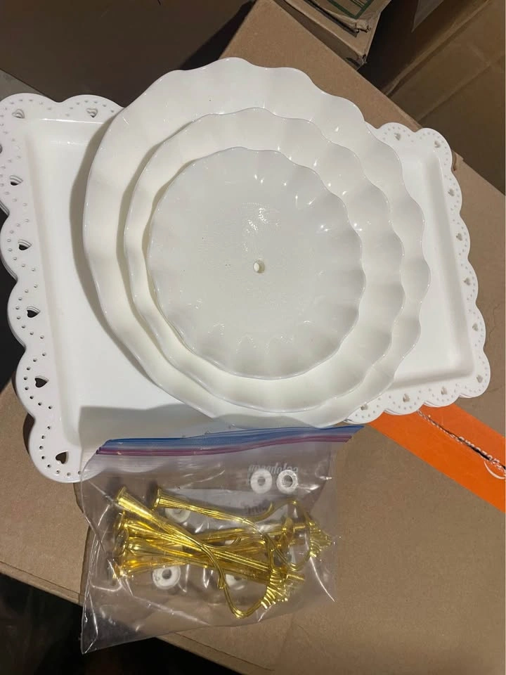 5Pcs Plastic Cupcake Stand, Dessert Table Display Set - photo 4