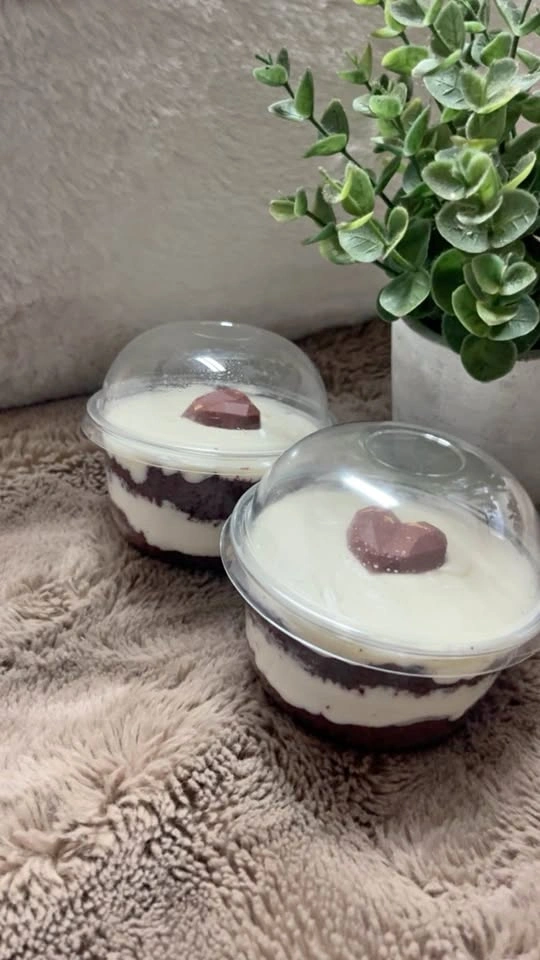 Red Velvet Heart Desserts