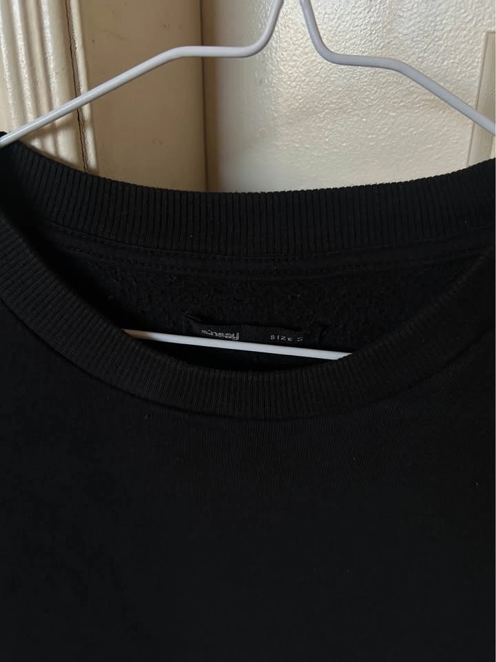 Sinsay black sweatshirt size S - photo 2