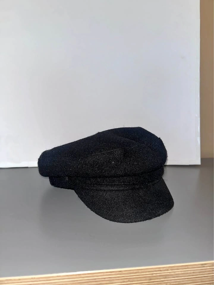 Black Baker Boy Hat
