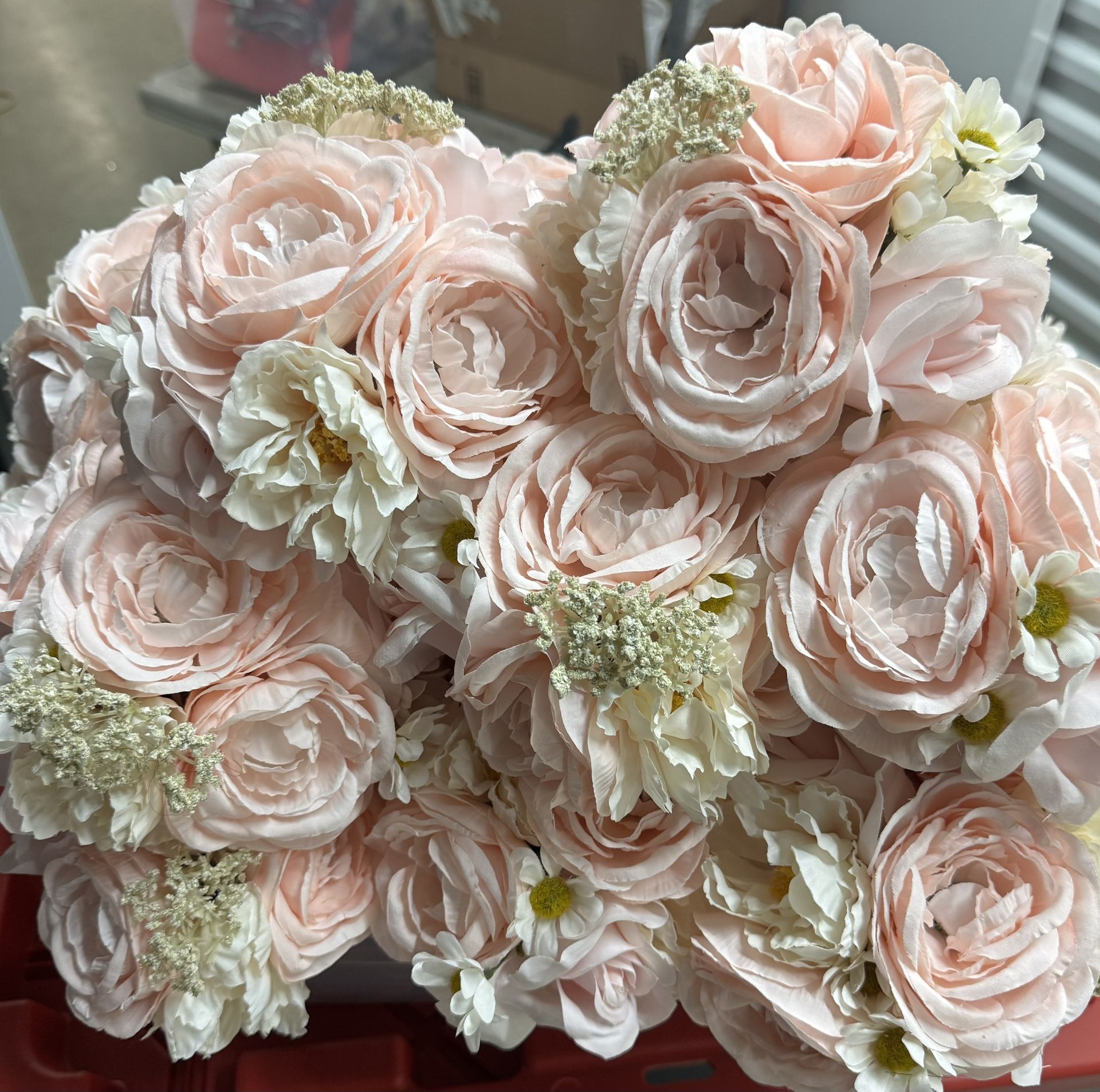 20 Blush Silk Flower Bouquets - Never Used - photo 3