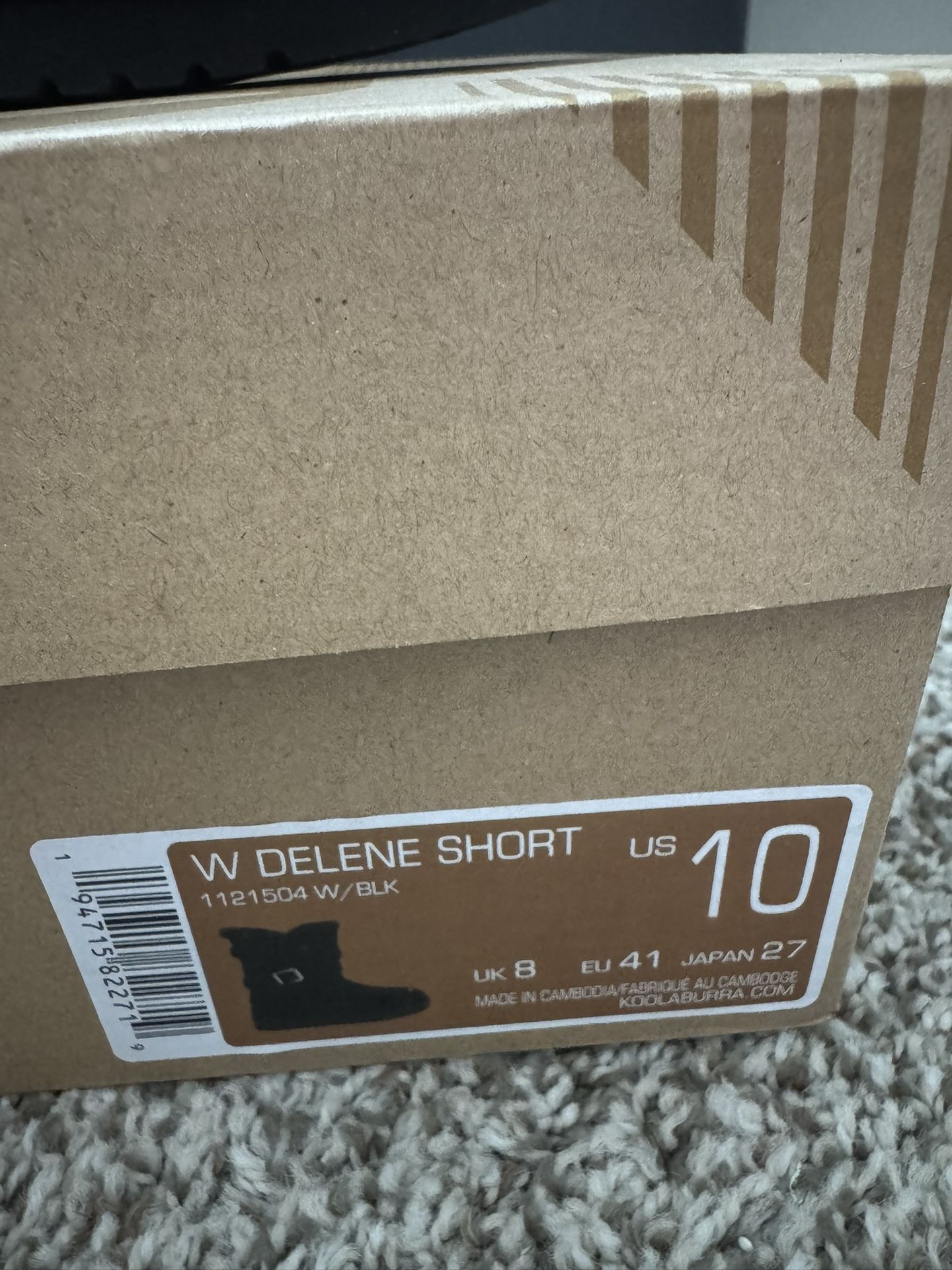 NIB Ugg Women Boots Size 10 Black - photo 3