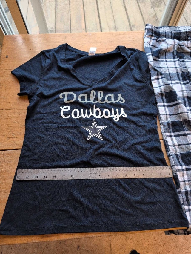 NFL Dallas Cowboys Pajama Set Woman's Medium - photo 2