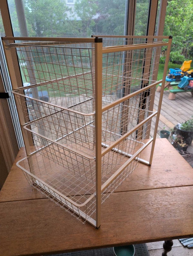 4-Tier Wire Basket white IKEA