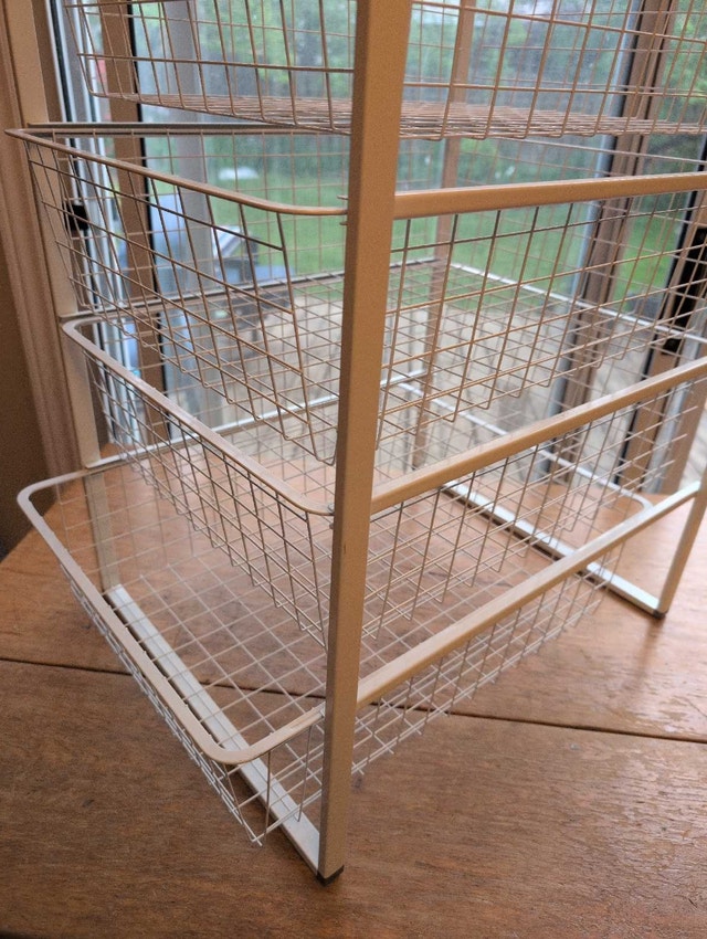 4-Tier Wire Basket white IKEA - photo 3
