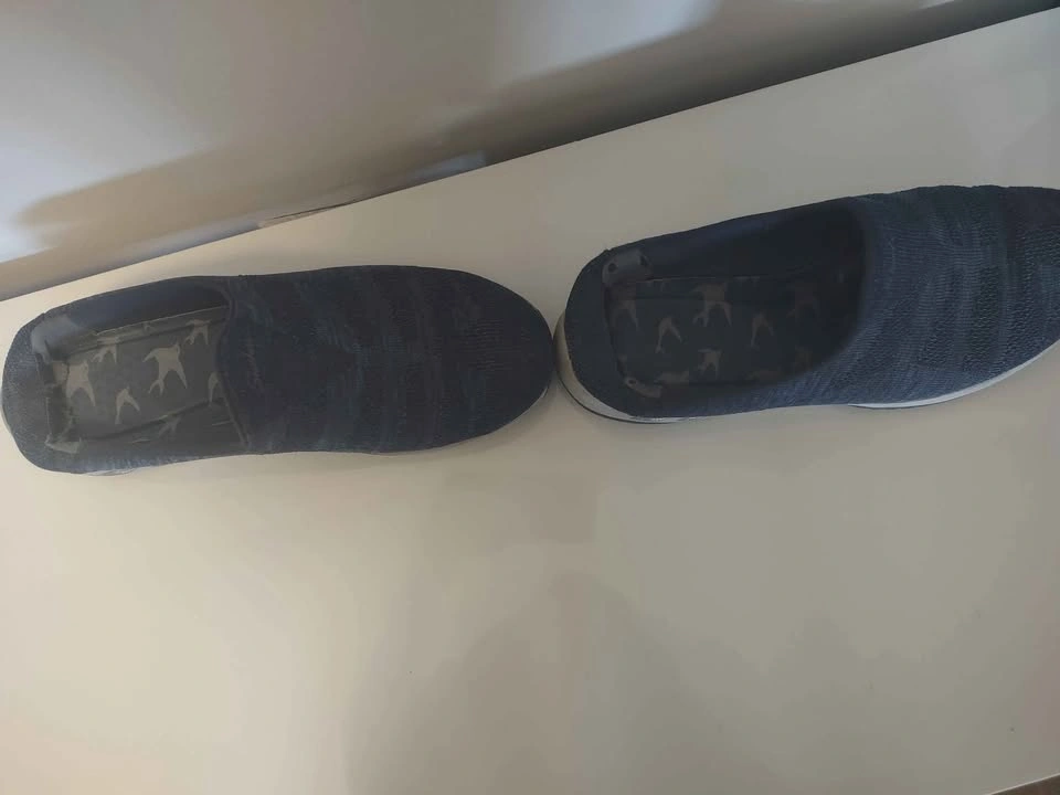 Skechers Dark Blue Knit Slip On Shoes - photo 3
