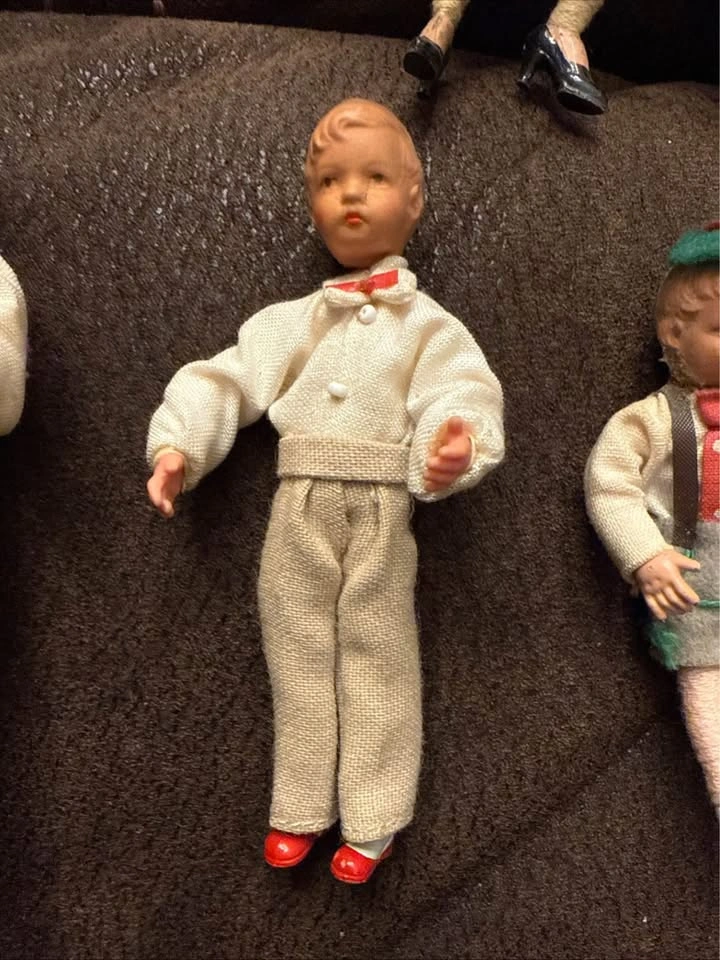 Vintage 4” GERMAN Caco Posable Dolls Bendy - photo 2
