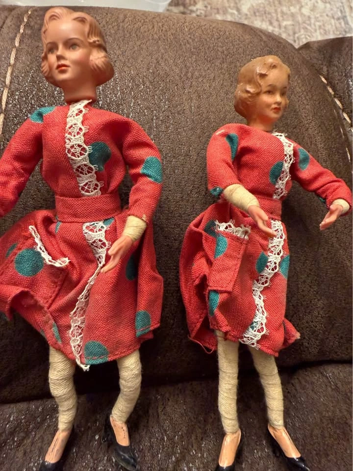 Vintage 4” GERMAN Caco Posable Dolls Bendy - photo 5