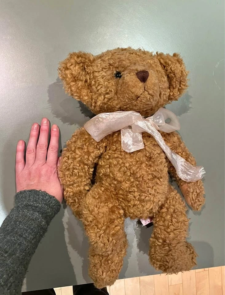 RUSS teddy bears 16“ Goldy $20 12“ Trevor $10