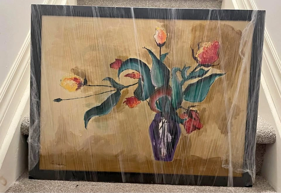 Original framed painting 32x26“ (wrapped in plastic)