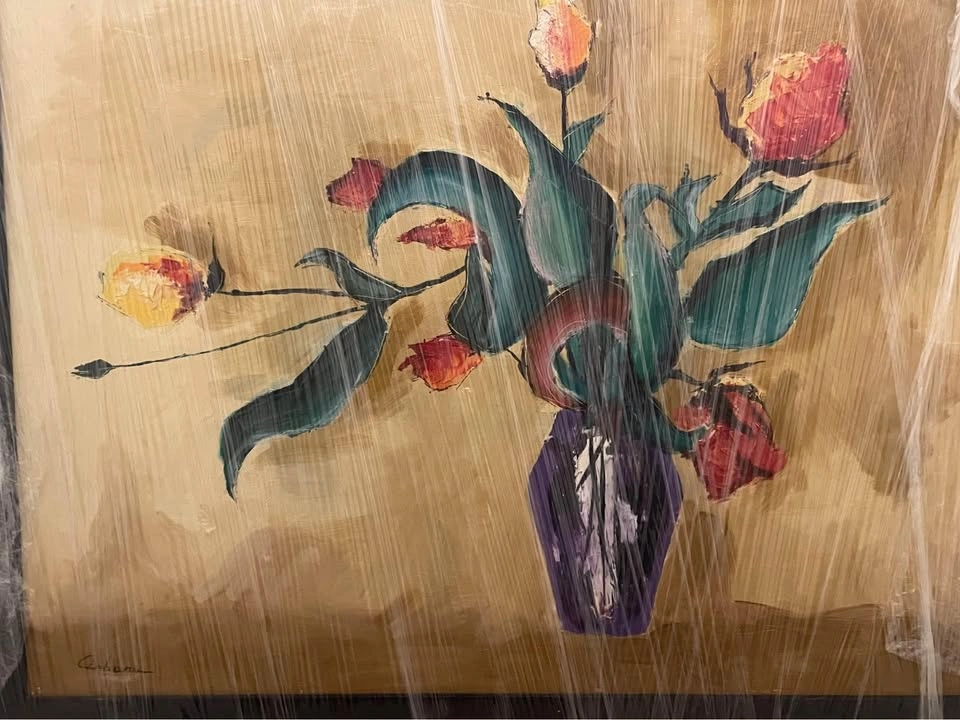 Original framed painting 32x26“ (wrapped in plastic) - photo 2