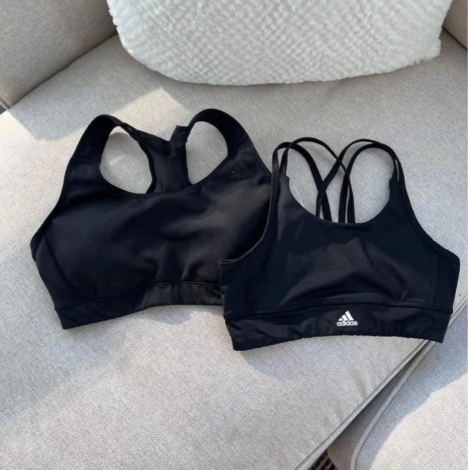 $10 each - 2 Adidas sports bras, women’s small