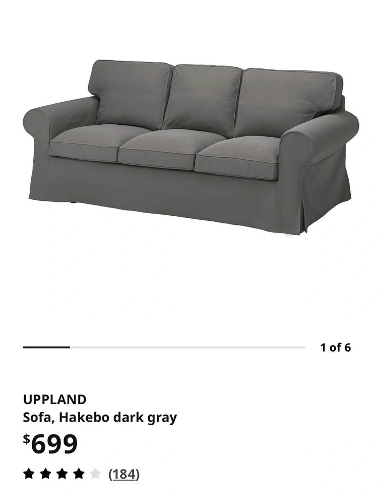 Ikea Upland Sofa and Loveseat - photo 2