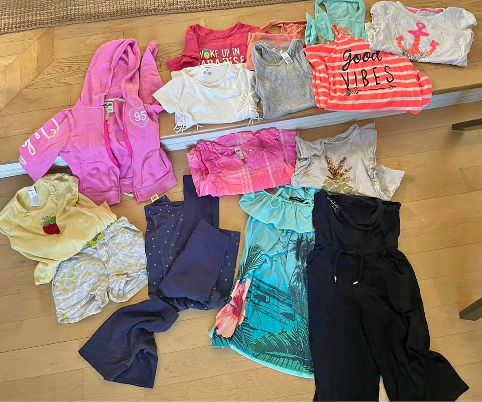 17 piece spring summer lot, girls size 6