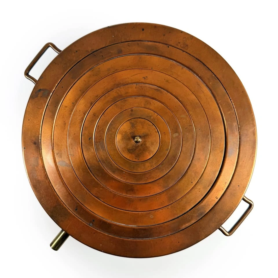 Vintage Copper Lab Hemispherical Water Bath - photo 2