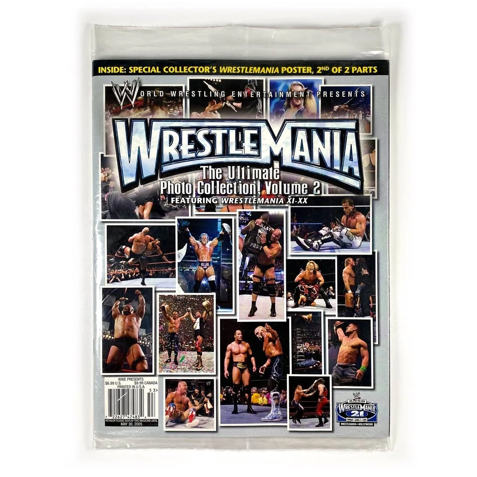 Sealed 2005 WWE Wrestlemania Magazine