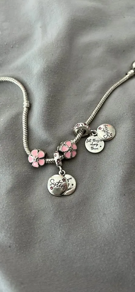 Sisters Charms (fits Pandora) thumbnail