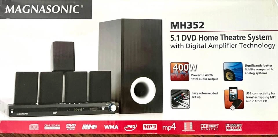 Magnus Sonic 5.1 DVD Home Theatre System