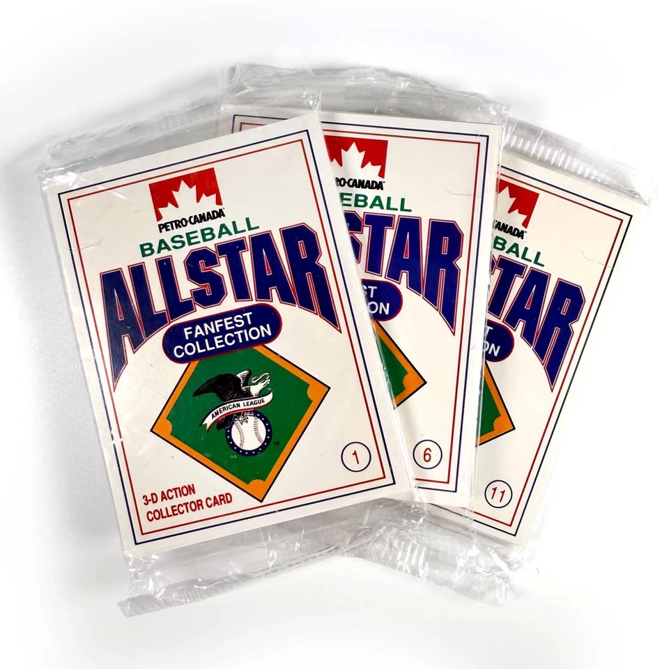 3x SEALED 1991 Petro-Canada All Star Fanfest Packs