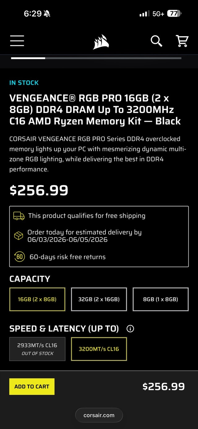 Corsair Vengeance RGB PRO SL 16GB (2x8GB) DDR4 RAM - photo 5