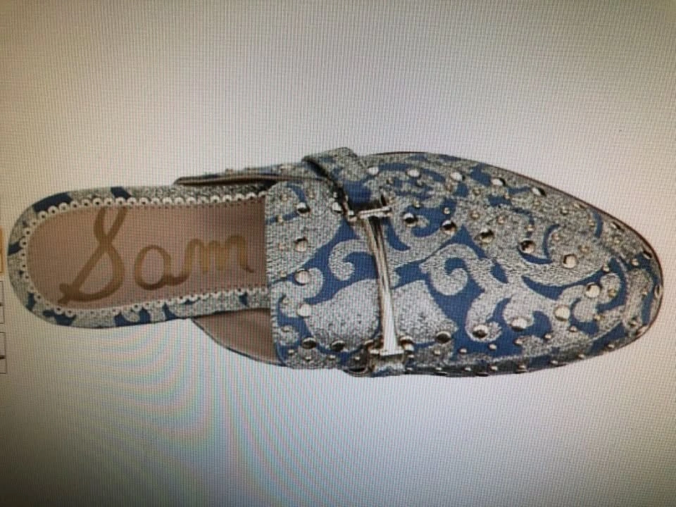 Sam Edelman Women's Marilyn Blue/Gold Mule - photo 3